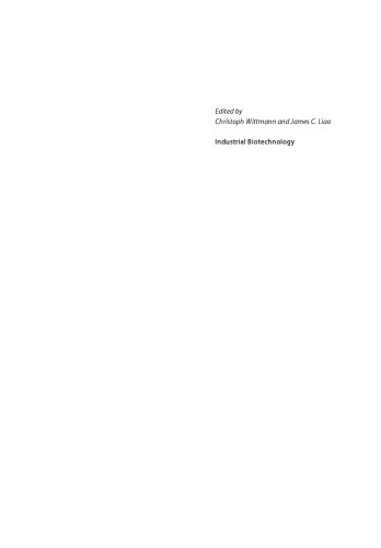 Industrial Biotechnology Wittmann Christoph