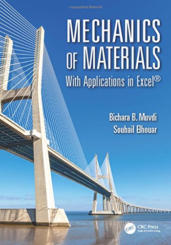 Mechanics Of Materials With Applications In Excel Bichara B Muvdi