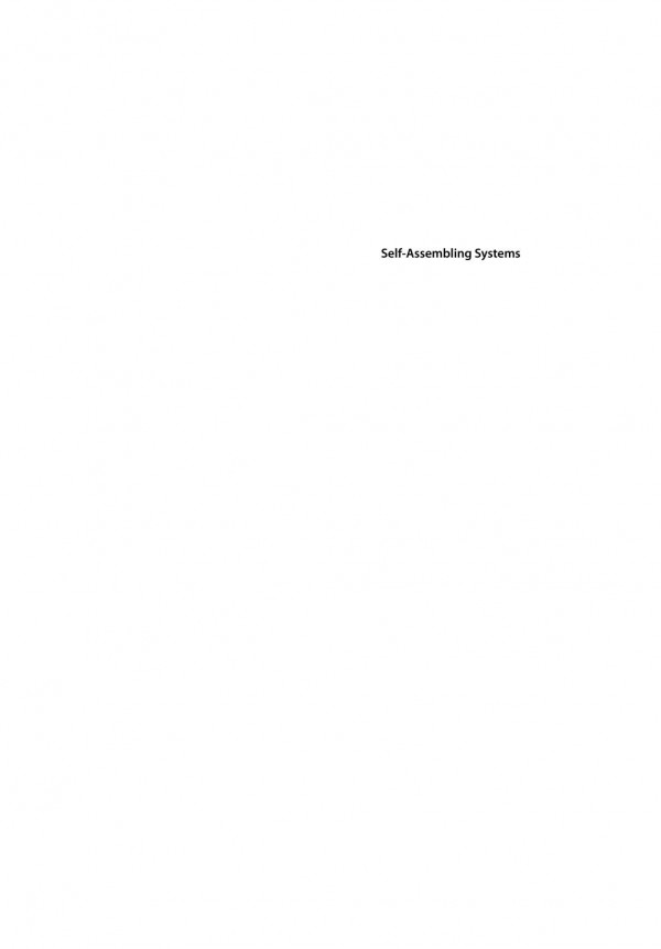 Selfassembling Systems Theory And Simulation Yan Litang