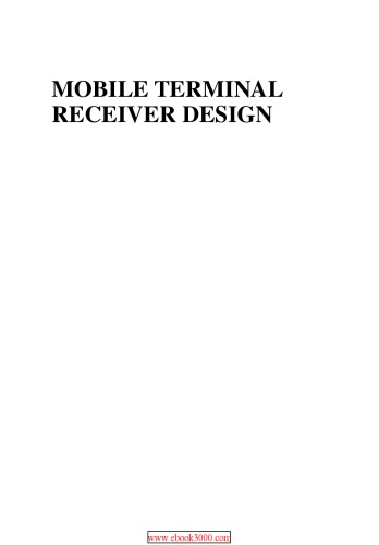 Mobile Terminal Receiver Design Lte And Lteadvanced Das Sajal Kumar