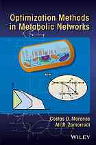 Optimization Methods In Metabolic Networks Maranas Costas D Zomorrodi