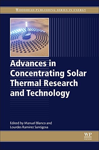 Advances In Concentrating Solar Thermal Research And Technology 1st Edition Manuel Blanco