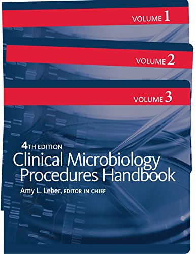 Clinical Microbiology Procedures Handbook 3 Volume Set 4th Edition Amy L Leber