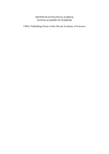 Internal Cohesion Of The Visegrad Group Oga Gyrfov Svetozr Krno Juraj Maruiak Andor Mszros Franjo Tiblar Pavel Uka Zdenk Vesel Artur Woek