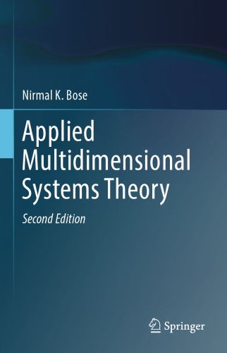 Applied Multidimensional Systems Theory 2nd Edition Nirmal K Bose