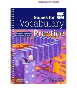 Games For Vocabulary Practice Felicity Odell Katie Head