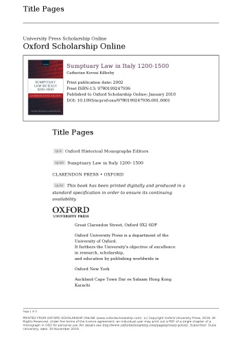 Sumptuary Law In Italy 12001500 Catherine Kovesi Killerby