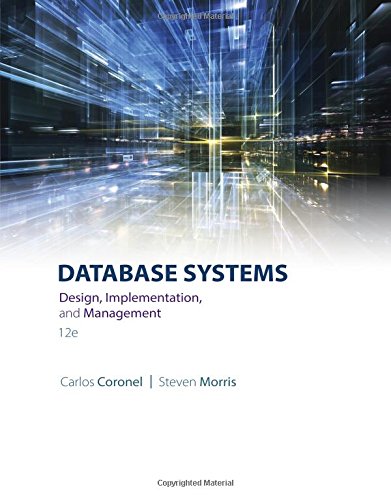 Database Systems Design Implementation Management 12th Edition Carlos Coronel