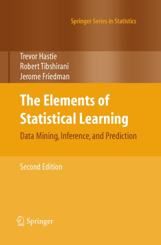 The Elements Of Statistical Learning Data Mining Inference And Prediction 2nd Edition Trevor Hastie