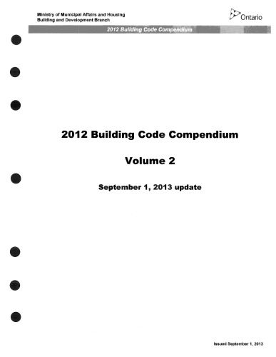 2012 Building Code Compendium Volume 2 Coll