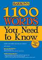 1100 Words You Need To Know 6th Murray Bromberg Melvin Gordon
