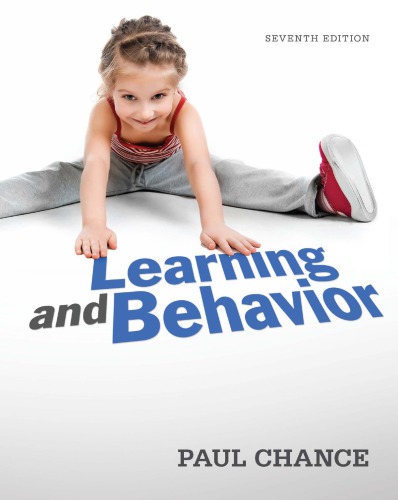 Learning And Behavior 7th Paul Chance