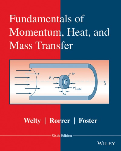 Fundamentals Of Momentum Heat And Mass Transfer Welty Rorrer