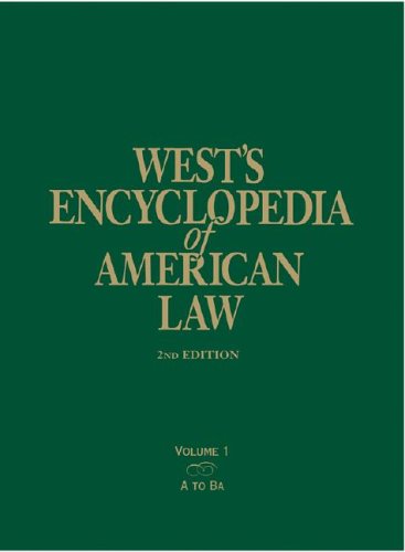 Wests Encyclopedia Of American Law 13 Volume Set 2nd Edition Thomson Gale