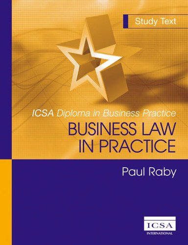 Business Law In Practice Paul Raby