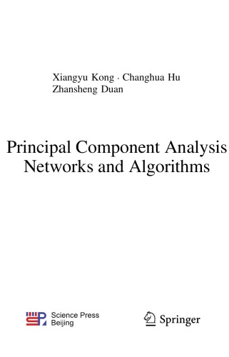Principal Component Analysis Networks Algorithms Xiangyu Kong