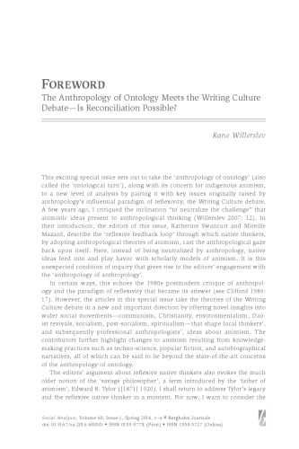 Animism Beyond The Soul Ontology Reflexivity And The Making Of Anthropological Knowledge Katherine Swancutt And Mireille Mazard