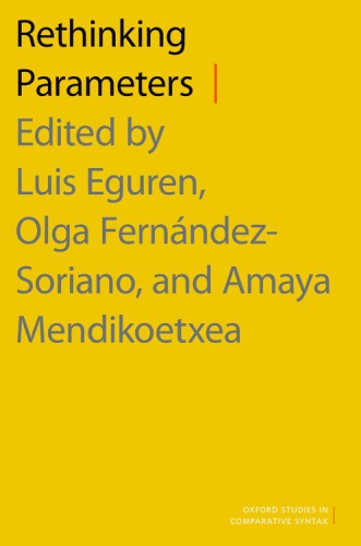 Rethinking Parameters 1st Edition Luis Eguren Olga Fernándezsoriano