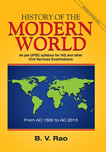 History Of The Modern World From Ad 1500 To Ad 2013 Bv Rao