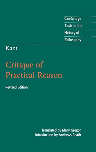 Critique Of Practical Reason 2nd Edition Immanuel Kant
