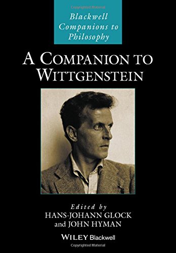 A Companion To Wittgenstein 1st Edition Hansjohann Glock John Hyman