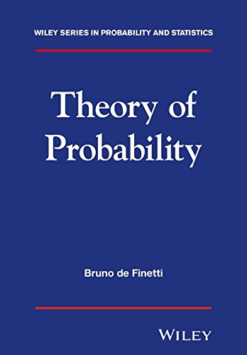 Theory Of Probability A Critical Introductory Treatment 1st Edition Bruno De Finetti