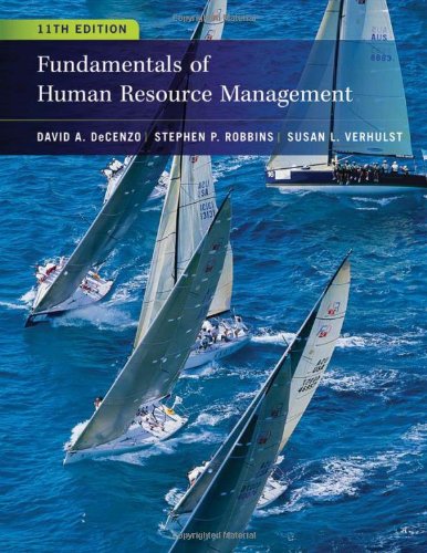 Fundamentals Of Human Resource Management 11th David A Decenzo