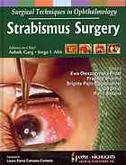 Surgical Techniques In Ophthalmology Strabismus Surgery Jorge L Ali