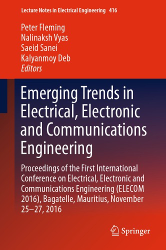 Emerging Trends In Electricalelectronic And Communications Engineering Peter Fleming