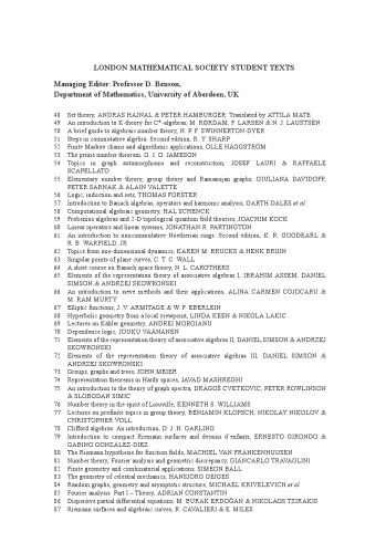 Riemann Surfaces And Algebraic Curves A First Course In Hurwitz Theory Cavalieri