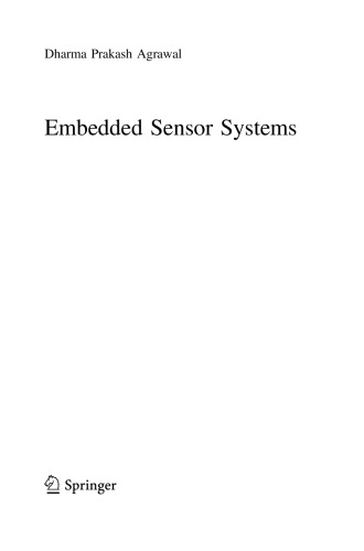 Embedded Sensor Systems Dharma Prakash Agrawal