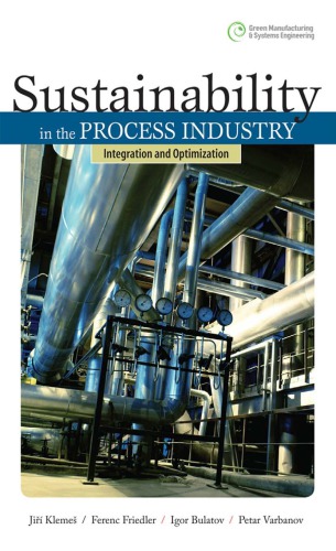 Sustainability In The Process Industry Integration And Optimization 1st Edition Ji Kleme