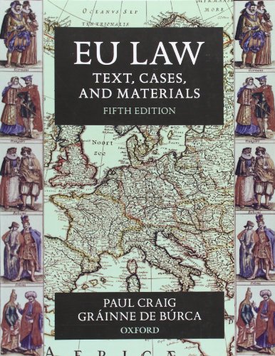Eu Law Text Cases And Materials 5th Edition Paul Craig Grinne De Brca