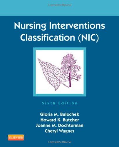 Nursing Interventions Classification 6th Gloria M Bulechek Howard K Butcher