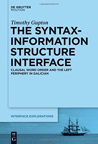 The Syntaxinformation Structure Interface Timothy Gupton