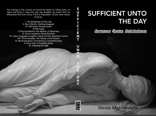 Sufficient Unto The Day Sermones Contra Solicitudinem Nicola Masciandaro