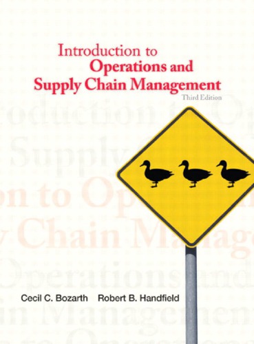 Introduction To Operations And Supply Chain Management Cecil C Bozarth