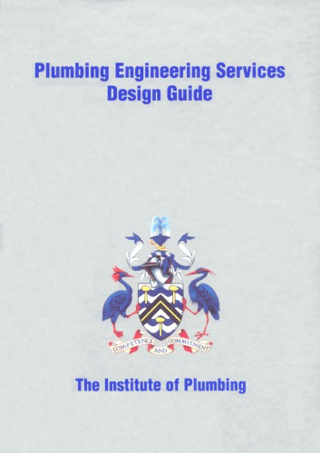 Plumbing Engineering Services Design Guide Iop 2002 2nd Edition Alan Whitehead
