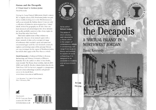 Gerasa And The Decapolis A Virtual Island In Northwest Jordan David Kennedy