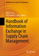 Handbook Of Information Exchange In Supply Chain Management 1st Edition Albert Y Ha