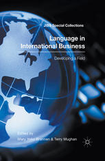 Language In International Business Developing A Field 1st Edition Mary Yoko Brannen