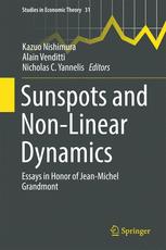 Sunspots And Nonlinear Dynamics Essays In Honor Of Jeanmichel Grandmont 1st Edition Kazuo Nishimura