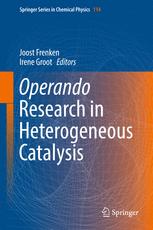 Operando Research In Heterogeneous Catalysis 1st Edition Joost Frenken