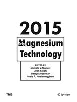 Magnesium Technology 2015 1st Edition Michele V Manuel Phd