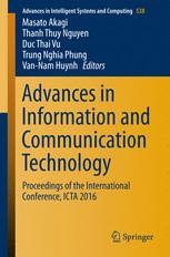 Advances In Information And Communication Technology Proceedings Of The International Conference Icta 2016 1st Edition Masato Akagi