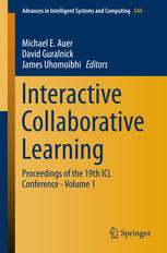 Interactive Collaborative Learning Proceedings Of The 19th Icl Conference Volume 1 1st Edition Michael E Auer