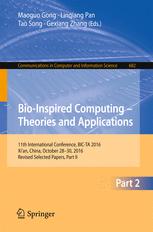 Bioinspired Computing Theories And Applications 11th International Conference Bicta 2016 Xian China October 2830 2016 Revised Selected Papers Part Ii 1st Edition Maoguo Gong