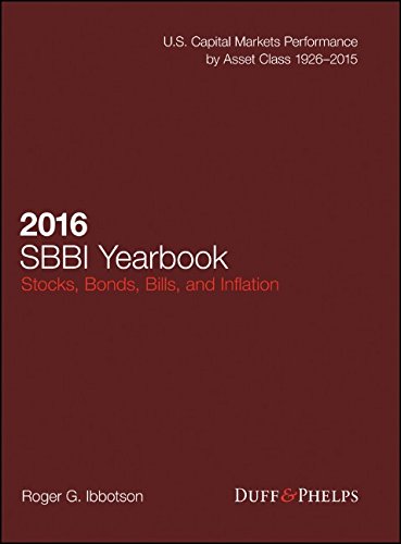 2016 Sbbi Yearbook Stocks Bonds Bills And Inflation 1st Edition Grabowski