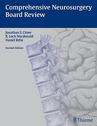 Comprehensive Neurosurgery Board Review 2nd Ed Citow Jonathan Stuart Macdonald
