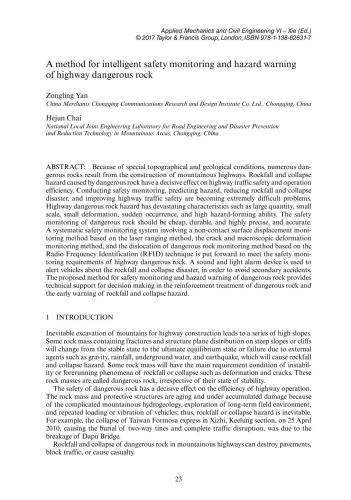 Applied Mechanics And Civil Engineering Vi Xie Jiquan